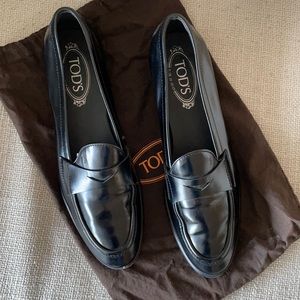 Tod’s Loafers in Black Leather